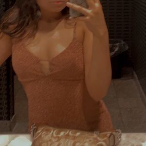 Glitter Body-Con Dress